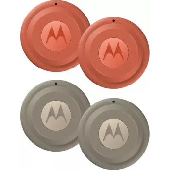 Motorola Moto Tag 2.0 PG38C08028 Bluetooth Tracker 4-Pack, UWB, IP68, Replaceable CR2032 Battery