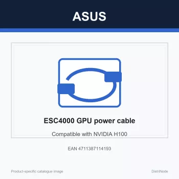 Câble d'alimentation pour ASUS ESC4000 Series compatible avec NVIDIA H100, marque ASUS