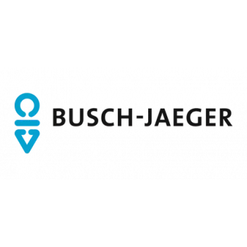 Bouton Busch-Jäger avec inscription « Lumière » noir mat 2CKA001731A4048