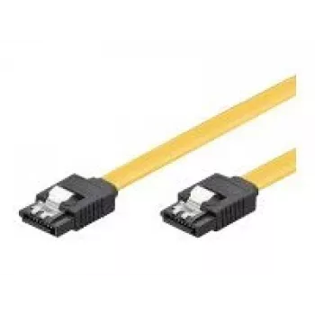 Câble de données S-ATA Goobay 95021 pour HDD SDD 6 Gbits SATA type L mâle vers SATA type L mâle longueur 50 cm fiche droite