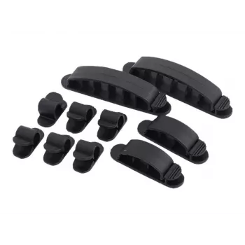 Attaches de câble LogiLink KAB0039 noires, lot de 10