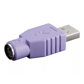 Adaptateur de câble Microconnect USBA-M/PS2-F violet
