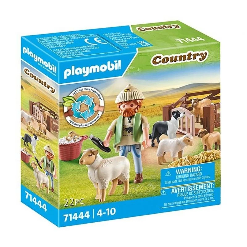 Jeu de simulation de berger avec moutons Playmobil