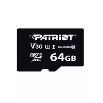 Carte mémoire MicroSDXC PATRIOT VX Series 64 Go UHS-I U3 V30 Class 10 90/80 Mo/s étanche avec protection en écriture