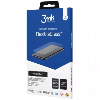 Verre de protection 3mk FlexibleGlass pour Galaxy S24 Ultra, verre hybride d'écran