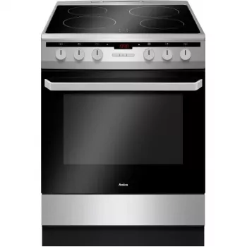 Cuisinière Amica 618CE3.333HTaQ (Xx), Four électrique, plaque céramique, 60 cm