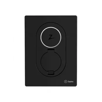 Borne de recharge Zaptec Go 22kW Type 2 WiFi et 4G Asphalt noir