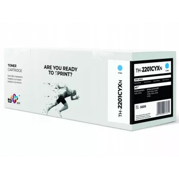 Toner pour HP Color LaserJet Pro 4202 W2201X TH-2200CYXN 100 % neuf cyan