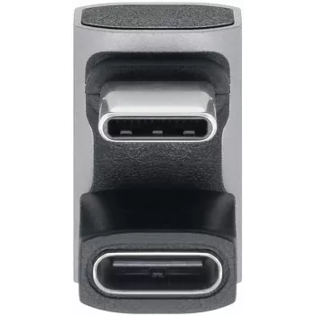 Adaptateur USB-C Goobay 180° en U USB4 - mâle > femelle (74445)
