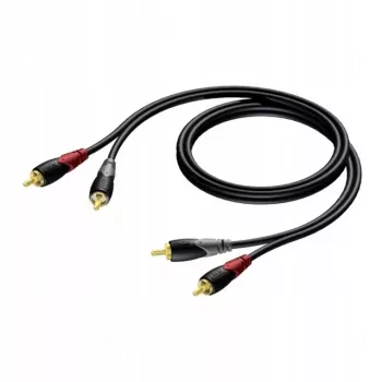 RCA/Cinch audio cable Procab KPCL078 2x male, 0.5 m