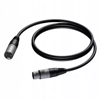 Procab XLR male to XLR female cable 1.5 m — balanced microphone/audio cable