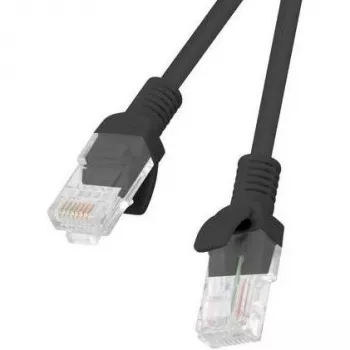 Câble patch LANBERG PCU5-20CC-0150-BK RJ45 Cat.5e 1,5 m noir lot de 10