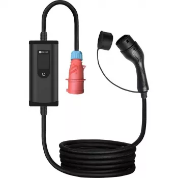 Chargeur mobile pour véhicule électrique DEFENZO ToGo AC7 DEF1020, Type 2, 7 kW, 32 A, 5 m, IP65, noir