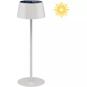 Lampe de table GOOBAY RB73929 sans fil solaire LED, blanche