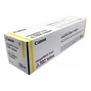 Cartouche de toner Canon T02 1 pièce(s) d'origine jaune