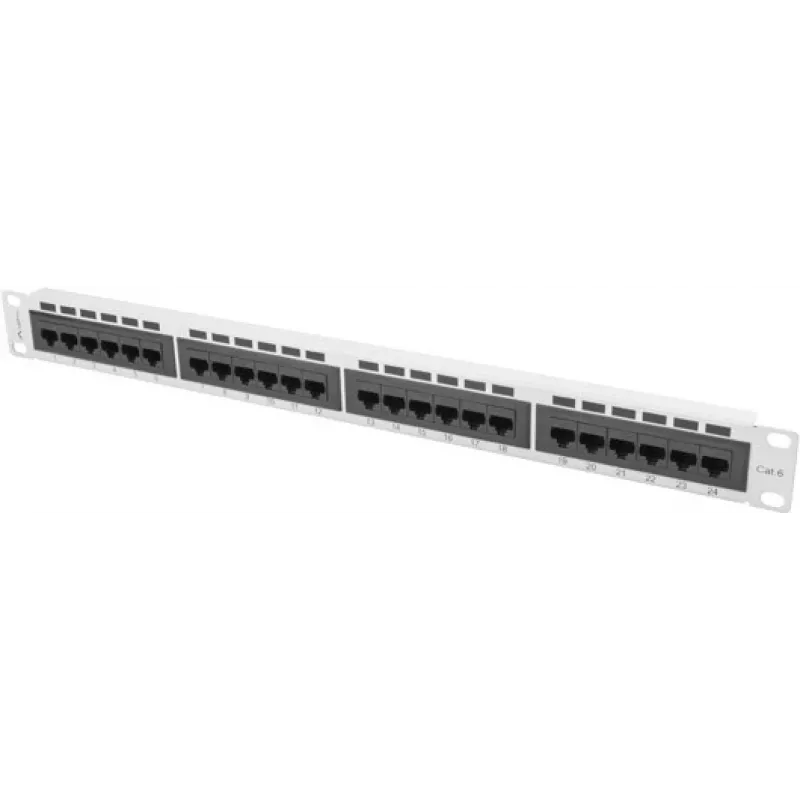 Patch panel 1U Lanberg PPU6-1024-S