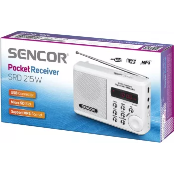 Radio portable SRD 215 W MP3, USB, SD