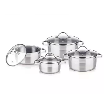 Ensemble de batterie de cuisine Lamart LTSSSET8, 8 pièces, acier inoxydable