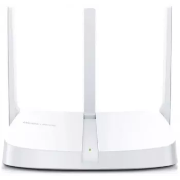 Routeur sans fil N Mercusys 300 Mbit/s Wi-Fi 4 (802.11n) mono-bande (2,4 GHz) Ethernet LAN blanc de bureau