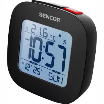 Sencor SDC 1200 B Zegar Z Budzikiem, noir