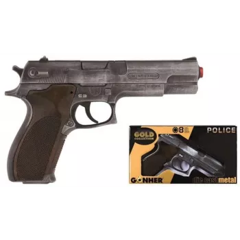 Pistolet de police en métal Gonher 45/1 (jouet)