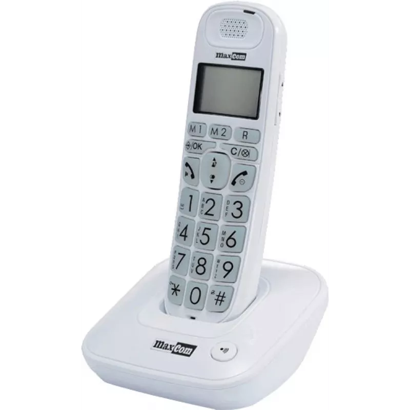 Téléphone fixe DECT Maxcom MC6800 blanc