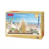 Puzzle 3D - Barcelone - Niveau de difficulté : 4/8