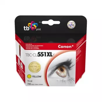 Cartouche d'encre TB compatible Canon CLI-551XL YL Jaune