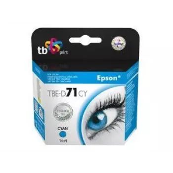 Cartouche d'encre TB compatible avec Epson T0712 cyan