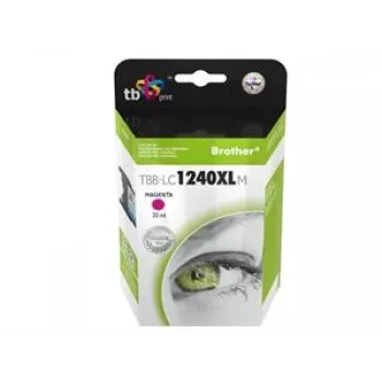 Cartouche d'encre compatible TB pour Brother LC1240XL, magenta (TBB-LC1240XLM)