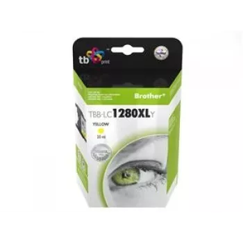 Cartouche d'encre TB compatible Brother LC1280XLY 100 % neuve