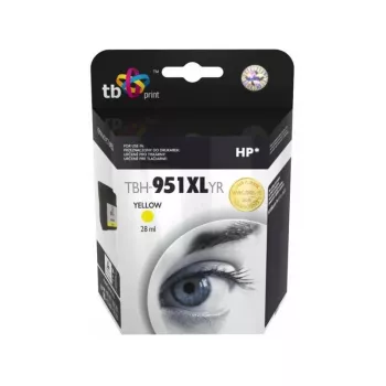 Cartouche d'encre TB compatible avec HP CN048AE jaune, réf.