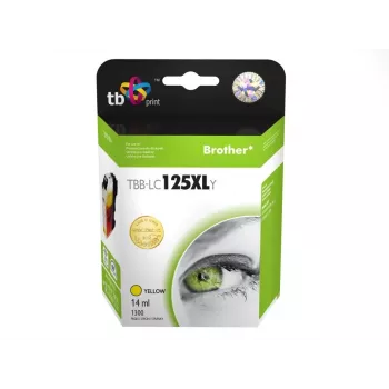 Cartouche d'encre compatible Brother LC125XLY 100 % neuve