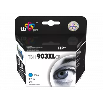Encre pour HP OJ 6950 AiO TBH-903XLCR cyan recyclée