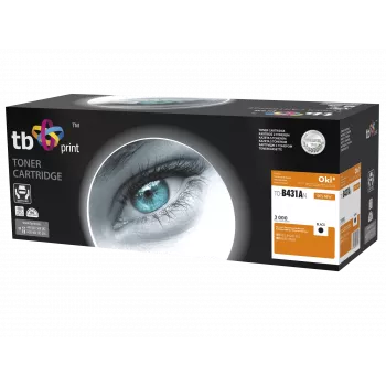 Toner pour OKI B411/B431 TO-B431AN BK 100% neuf