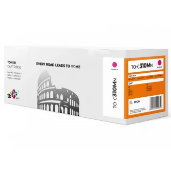 Toner pour OKI C310 TO-C310MN magenta 100 % neuf