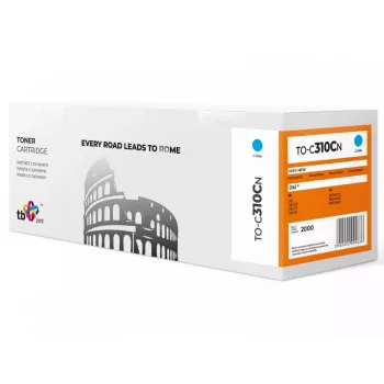 Toner pour OKI C310 TO-C310CN cyan 100 % neuf