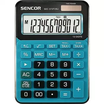 Calculatrice SEC 372BU de bureau, 12 chiffres LCD