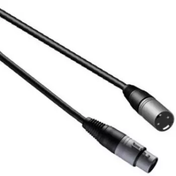 Audio Cable PROCAB CAB901 5m XLR Male to Female Black