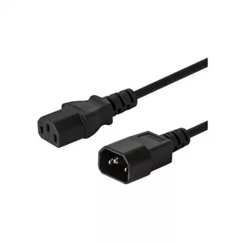 Câble SAVIO CL-99 (C14 / IEC C14 / IEC 320 C14 M - C13 F ; 1,2 m ; couleur noir)
