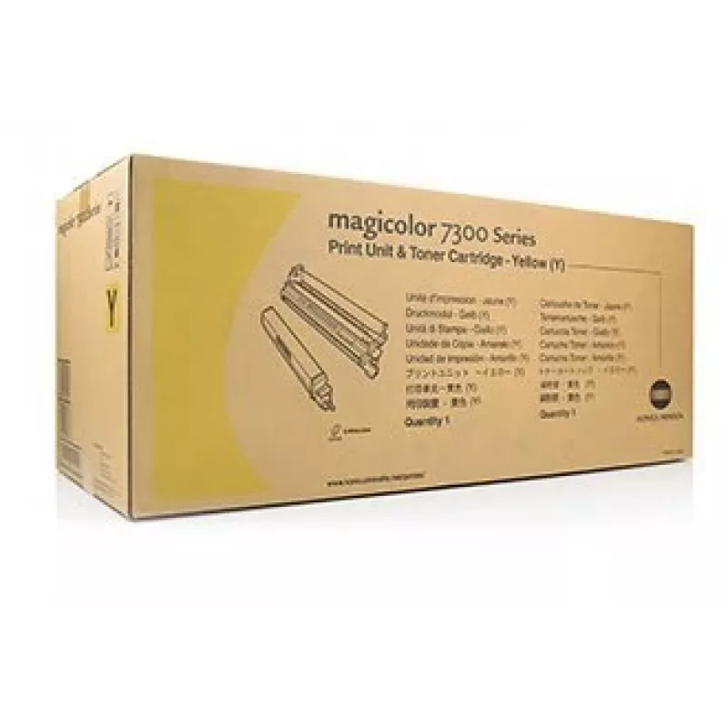 Konica Minolta TN-711Y cartouche de toner A3VU250, 31 500 pages, pour bizhub C654/C754, jaune