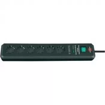 Multiprise parafoudre Brennenstuhl Secure-Tec 6 prises, anthracite, avec protection contre les surtensions 19 500 A, anthracite, multiprise parafoudre avec 6 prises, câble