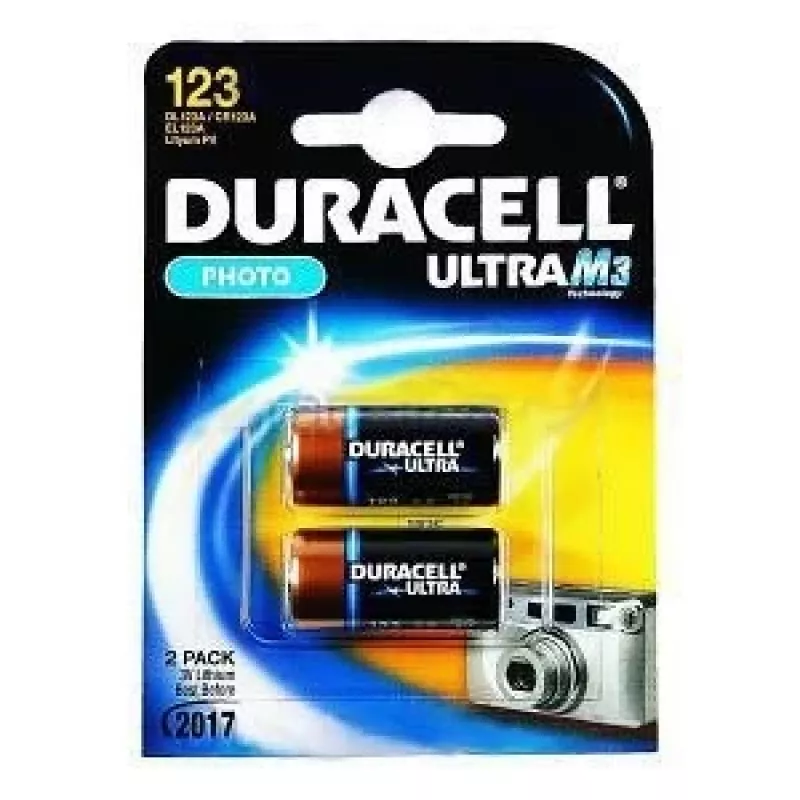 Pile Duracell Ultra 123 BG2 CR123A lithium