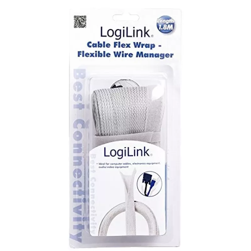 Attache-câble LogiLink KAB0007 gris