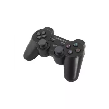 Manette de jeu Esperanza EGG109K noire Bluetooth joystick analogique PlayStation 3
