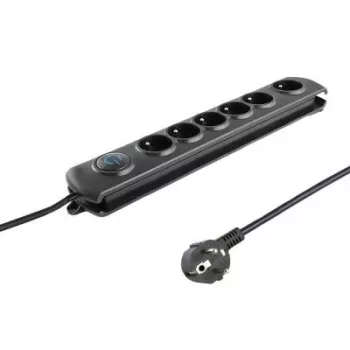 Parafoudre Qoltec 6 prises 1,8 m 50111