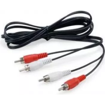 Câble audio Equip 147094 2,5 m 2 x RCA noir