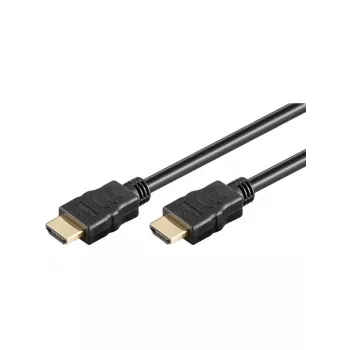 Goobay Series 2.0 - High speed - câble HDMI avec Ethernet - HDMI mâle vers HDMI mâle - 15 m - double isolation - noir - 4K Ultra HD
