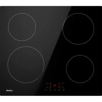 Table de cuisson à induction AMICA PI6501, 4 zones de cuisson, commande tactile