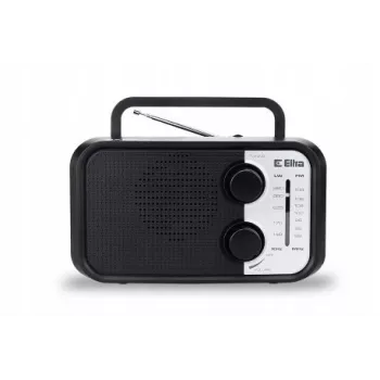Radio portable Eltra DANA noire – récepteur FM/AM, design compact